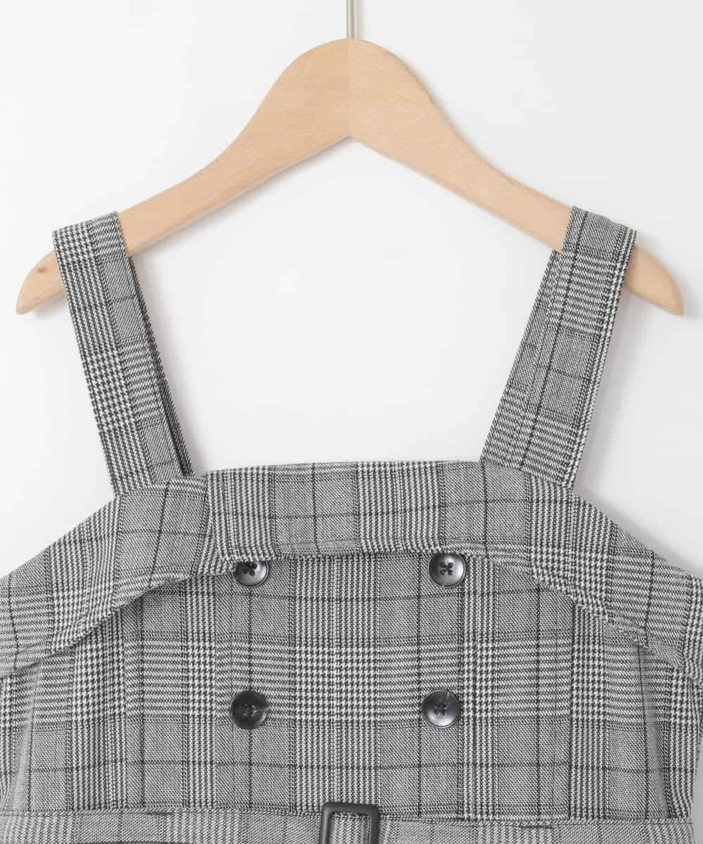 KJELA42064 a.v.v KIDS(アー・ヴェ・ヴェ) [130-160]プリーツベアジャンスカ グレー