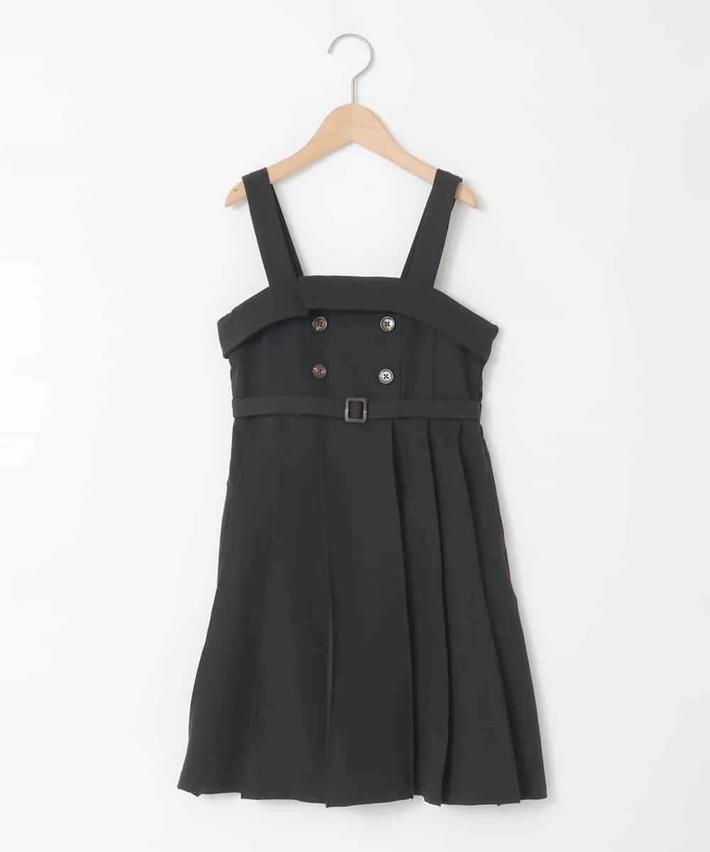 KJELA42064 a.v.v KIDS(アー・ヴェ・ヴェ) [130-160]プリーツベアジャンスカ ブラック