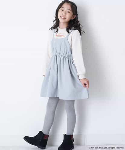 KJELM85039 a.v.v KIDS [100-140]すみっコぐらしドッキングワンピース