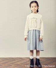 KJELP80039 a.v.v KIDS(アー・ヴェ・ヴェ) [100-140]すみっコぐらしドッキングワンピース ピンク