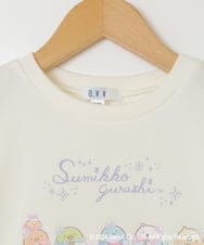 KJELV80044 a.v.v KIDS(アー・ヴェ・ヴェ) [100-140]【すみっコぐらし】ドッキングワンピース アイボリー