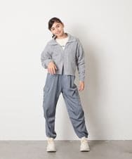 KJFAD02049 a.v.v KIDS(アー・ヴェ・ヴェ) [100-160]ジップアップケーブルニット アイボリー