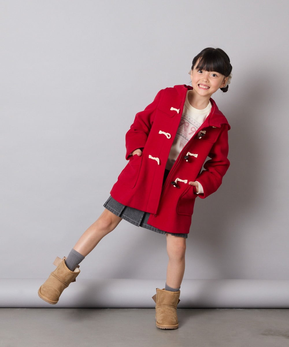 KJFAD03039 a.v.v KIDS(アー・ヴェ・ヴェ) [120-160]ノルディックニット アイボリー