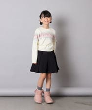 KJFAD03039 a.v.v KIDS(アー・ヴェ・ヴェ) [120-160]ノルディックニット アイボリー