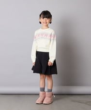 KJFAD03039 a.v.v KIDS(アー・ヴェ・ヴェ) [120-160]ノルディックニット アイボリー