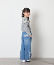 KJFAD03039 a.v.v KIDS(アー・ヴェ・ヴェ) [120-160]ノルディックニット グレー