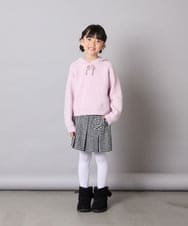 KJFAD04039 a.v.v KIDS(アー・ヴェ・ヴェ) [120-160]ニットパーカー ピンク