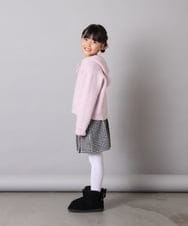 KJFAD04039 a.v.v KIDS(アー・ヴェ・ヴェ) [120-160]ニットパーカー ピンク