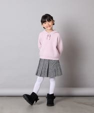 KJFAD04039 a.v.v KIDS(アー・ヴェ・ヴェ) [120-160]ニットパーカー ピンク