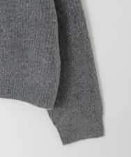 KJFAD04039 a.v.v KIDS(アー・ヴェ・ヴェ) [120-160]【おうちで洗える】とろふわニットパーカー ダークグレー