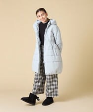 KJFAD41029 a.v.v KIDS(アー・ヴェ・ヴェ) [130-160]配色プチハイリブニット アイボリー