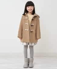 KJFCQ10039 a.v.v KIDS(アー・ヴェ・ヴェ) [140-150]フラワー刺繍ニット ライトブルー