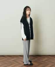 KJFFP41039 a.v.v KIDS(アー・ヴェ・ヴェ) [100-130]【2点セット】チルデンニットベストセット ライトブルー