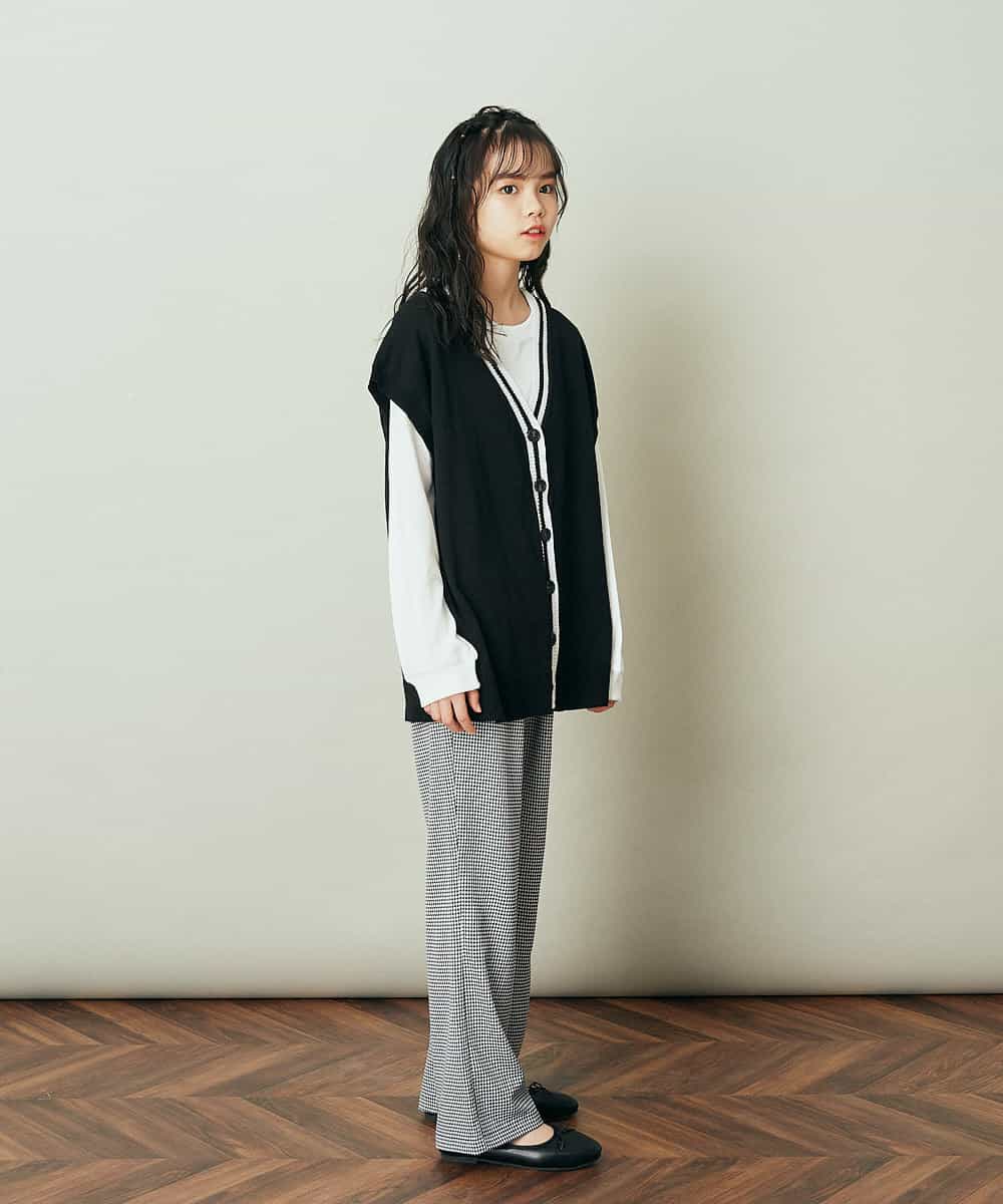 KJFFP41039 a.v.v KIDS(アー・ヴェ・ヴェ) [100-130]【2点セット】チルデンニットベストセット ライトブルー