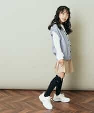 KJFFP41039 a.v.v KIDS(アー・ヴェ・ヴェ) [100-130]【2点セット】チルデンニットベストセット ライトブルー