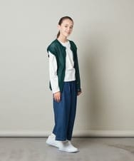 KJFFT40044 a.v.v KIDS(アー・ヴェ・ヴェ) [140-150]【2点セット/2WAY】バックボタンメッシュニットベストセット グリーン