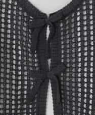 KJFGD55049 a.v.v KIDS(アー・ヴェ・ヴェ) [120-160][SET][ママとお揃いコーデが叶う]メッシュニットレイヤードトップス ダークグレー