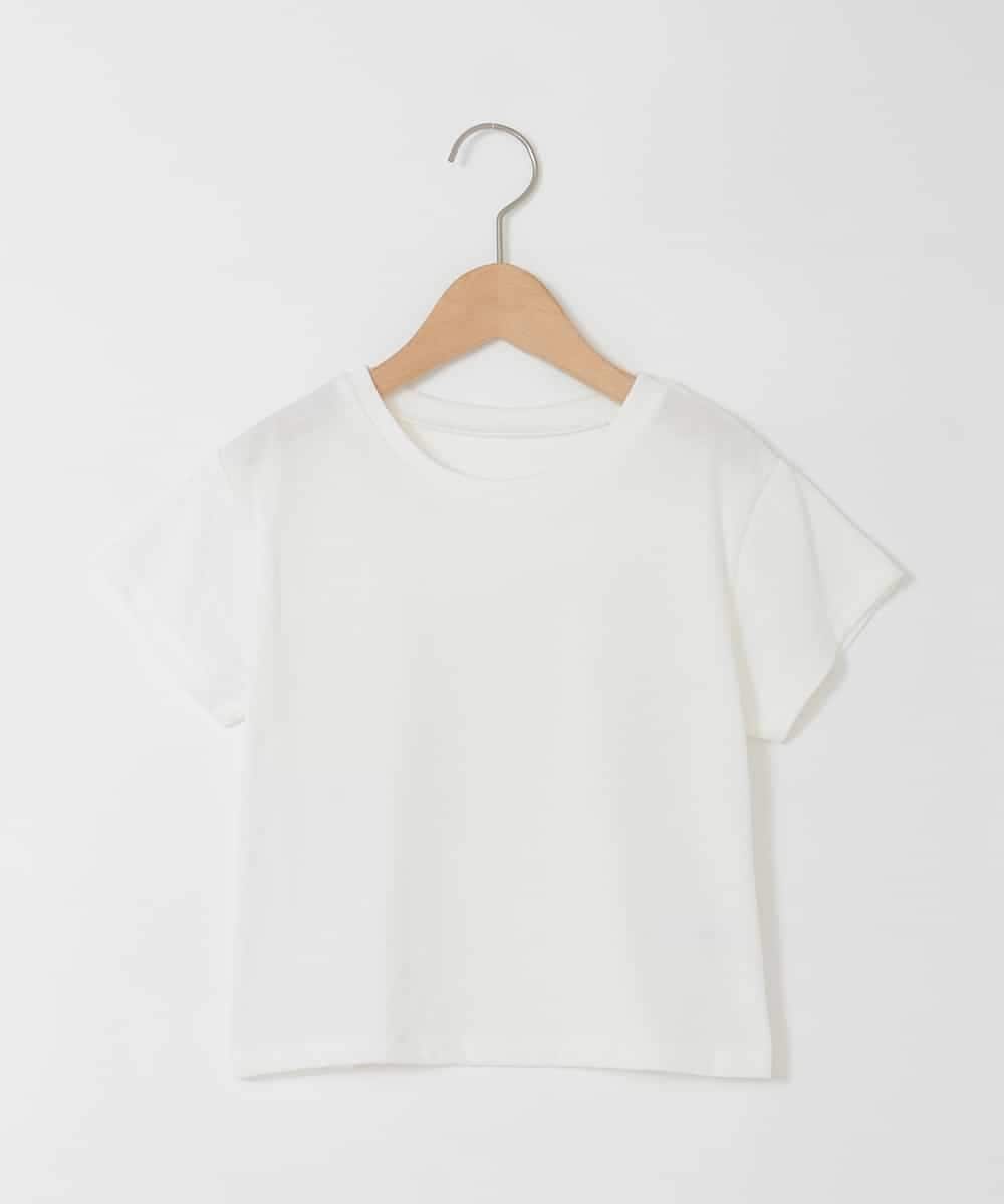 KJFGD55049 a.v.v KIDS(アー・ヴェ・ヴェ) [120-160][SET][ママとお揃いコーデが叶う]メッシュニットレイヤードトップス ダークグレー