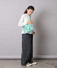KJFJA30044 a.v.v KIDS(アー・ヴェ・ヴェ) [120-160]リボンヤーンニットベストセット アイボリー