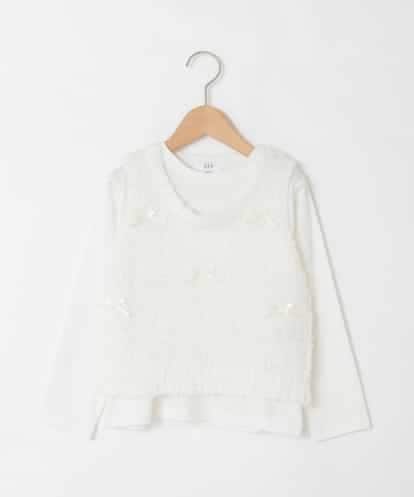KJFJA30044 a.v.v KIDS [120-160]リボンヤーンニットベストセット