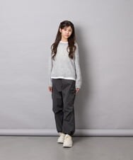 KJFJD07044 a.v.v KIDS(アー・ヴェ・ヴェ) [130-160]【手洗い】モヘアニットセット グレー