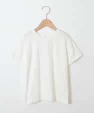 KJFJM20034 a.v.v KIDS(アー・ヴェ・ヴェ) [100-130]【2点SET】Tシャツ&配色ニットベストセット ラベンダー