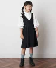 KJFJM21039 a.v.v KIDS(アー・ヴェ・ヴェ) [100-130]【2点SET】ギンガムニットベストセット ベージュ