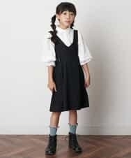 KJFJO21049 a.v.v KIDS(アー・ヴェ・ヴェ) [160]【2点SET】ギンガムニットベストセット[WEB限定サイズ] ベージュ