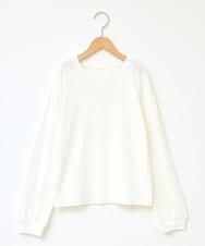 KJFKQ40044 a.v.v KIDS(アー・ヴェ・ヴェ) [140-150]【2点セット】ケーブル編みニットベストセット ブラック