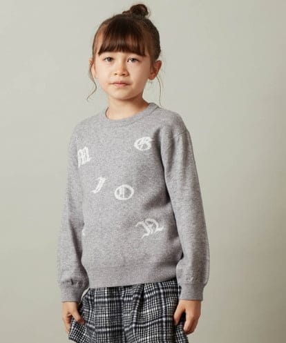 KJFKS40024 a.v.v KIDS [100-130]アソートジャカードニット