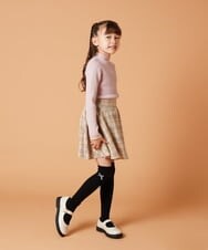 KJFKT41024 a.v.v KIDS(アー・ヴェ・ヴェ) [140-150]ハイネックリブニットトップス アイボリー