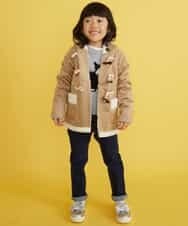 KJFLD11029 a.v.v KIDS(アー・ヴェ・ヴェ) [100-130]【洗える】モチーフインターシャニット[WEB限定サイズ] ラベンダー