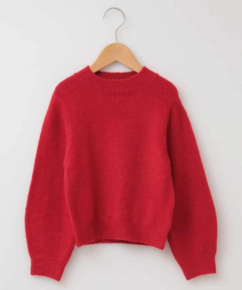 KJFLG80029 a.v.v KIDS(アー・ヴェ・ヴェ) 【午後の紅茶×a.v.v】[100-130]ブークレードルマンニット[WEB限定サイズ] レッド