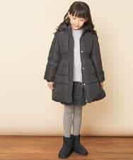 KJFLJ10024 a.v.v KIDS(アー・ヴェ・ヴェ) [100-130]【洗える】もちもちハイネックニット[WEB限定サイズ] ピンク