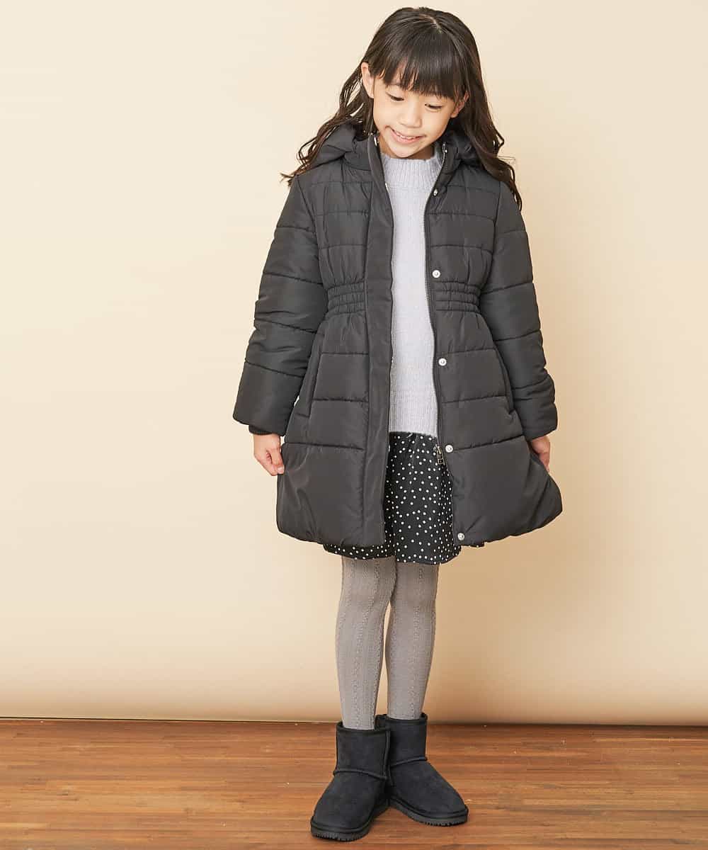 KJFLJ10024 a.v.v KIDS(アー・ヴェ・ヴェ) [100-130]【洗える】もちもちハイネックニット[WEB限定サイズ] ピンク