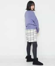 KJFLM63034 a.v.v KIDS(アー・ヴェ・ヴェ) [100-130]パターン切替ニット オレンジ
