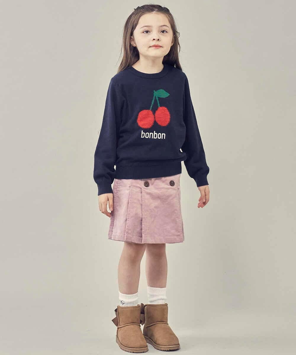 KJFLP60029 a.v.v KIDS(アー・ヴェ・ヴェ) [100-130]アソートニット ネイビー