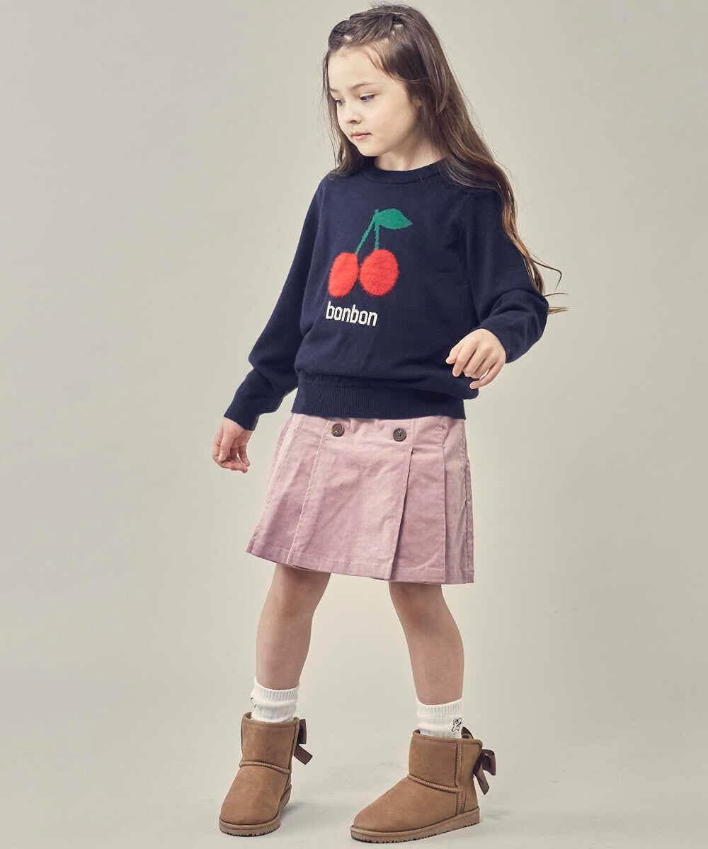 KJFLP60029 a.v.v KIDS(アー・ヴェ・ヴェ) [100-130]アソートニット ネイビー