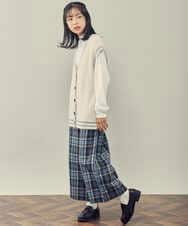 KJFLR62049 a.v.v KIDS(アー・ヴェ・ヴェ) [160]プチハイネックチルデンニットベストセット アイボリー