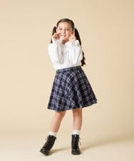 KJHAD40034 a.v.v KIDS(アー・ヴェ・ヴェ) [120-160]アソートフレアスカート ネイビー