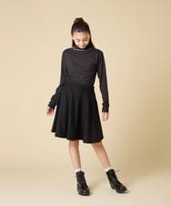 KJHAD40034 a.v.v KIDS(アー・ヴェ・ヴェ) [120-160]アソートフレアスカート ネイビー