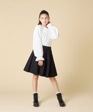KJHAD40034 a.v.v KIDS(アー・ヴェ・ヴェ) [120-160]アソートフレアスカート ネイビー