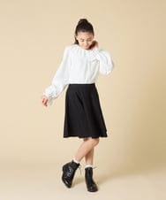 KJHAD40034 a.v.v KIDS(アー・ヴェ・ヴェ) [120-160]アソートフレアスカート ネイビー