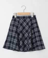 KJHAD40034 a.v.v KIDS(アー・ヴェ・ヴェ) [120-160]アソートフレアスカート ネイビー