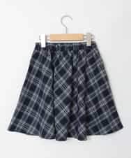 KJHAD40034 a.v.v KIDS(アー・ヴェ・ヴェ) [120-160]アソートフレアスカート ネイビー