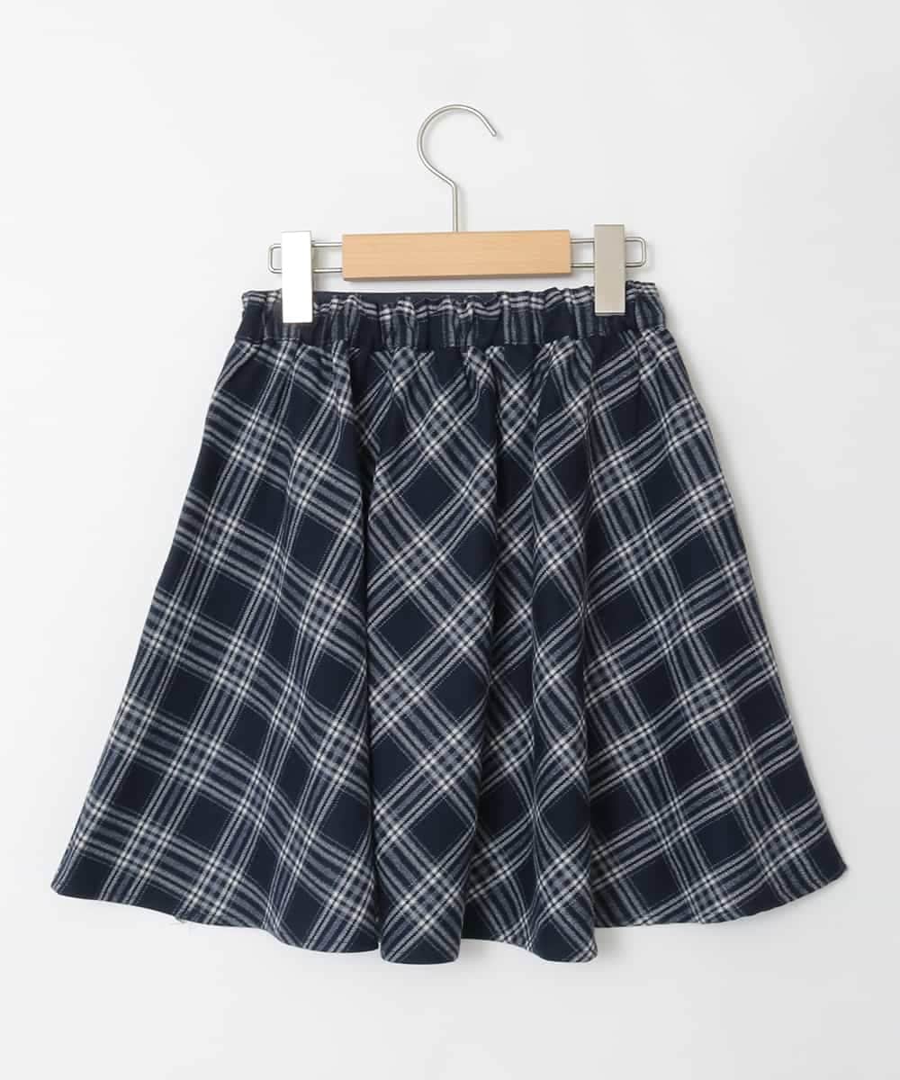 KJHAD40034 a.v.v KIDS(アー・ヴェ・ヴェ) [120-160]アソートフレアスカート ネイビー