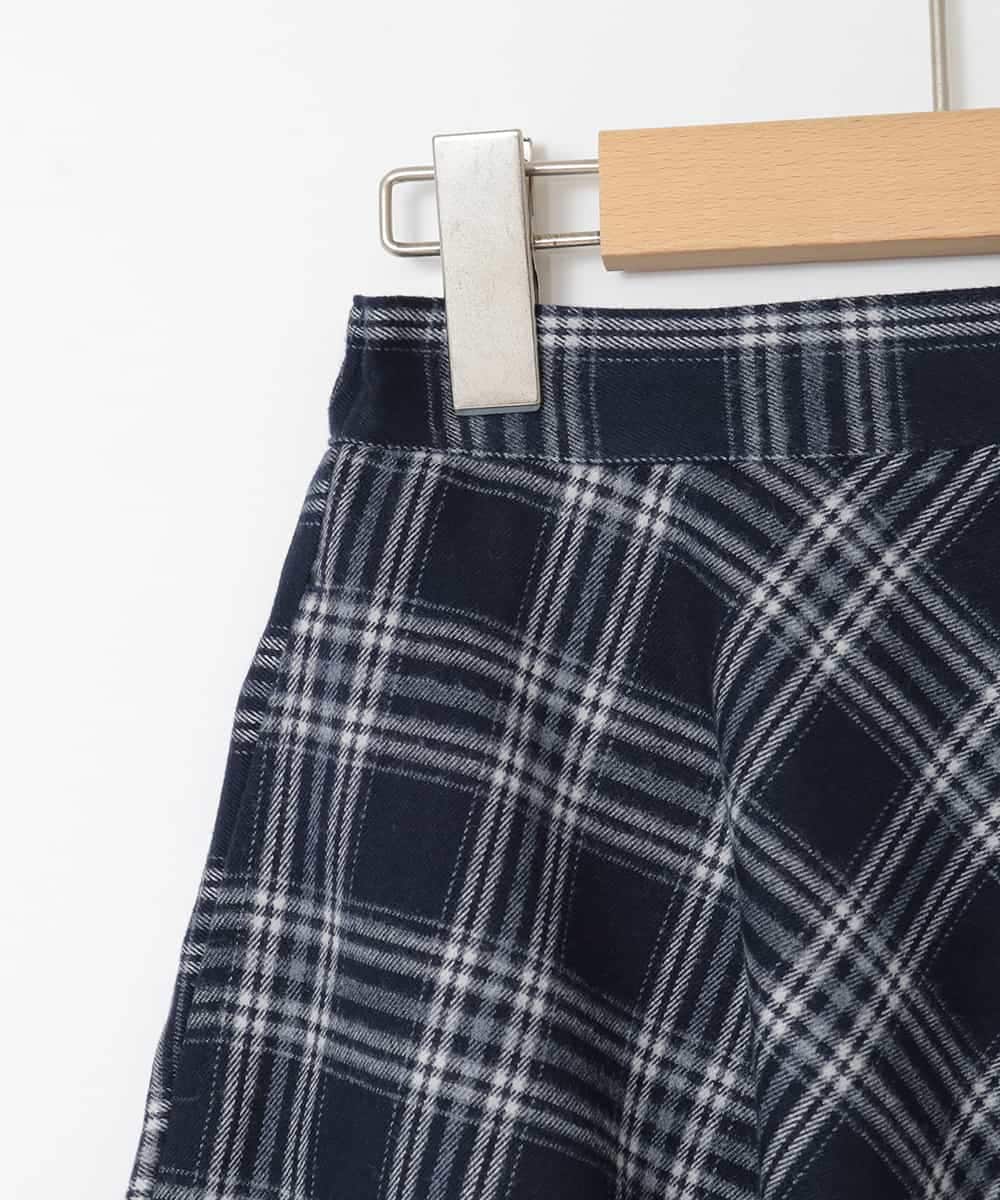 KJHAD40034 a.v.v KIDS(アー・ヴェ・ヴェ) [120-160]アソートフレアスカート ネイビー