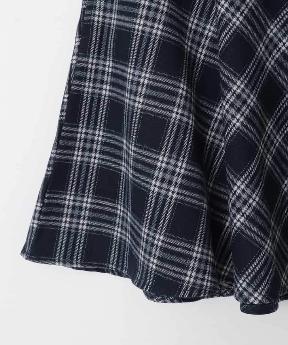 KJHAD40034 a.v.v KIDS(アー・ヴェ・ヴェ) [120-160]アソートフレアスカート ネイビー