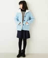 KJHAH10024 a.v.v KIDS(アー・ヴェ・ヴェ) [140-150]ポケット付きフレアスカート イエロー