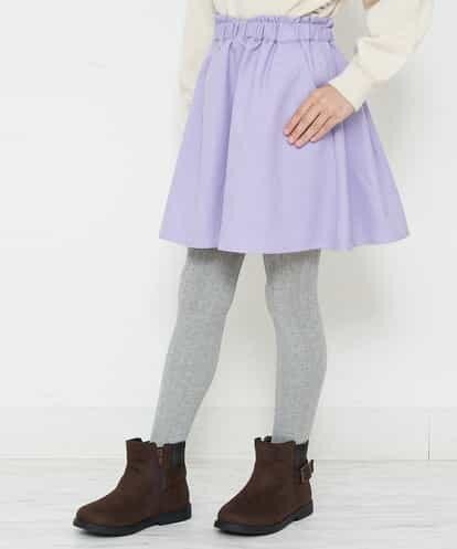 KJHAP01019 a.v.v KIDS [100-130]起毛ギャザーフレアスカート